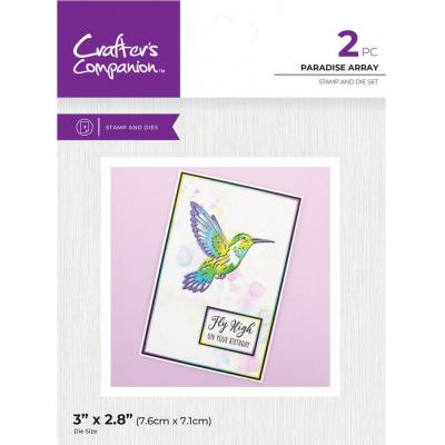 Crafter's Companion Stamp & Die - Paradise Array
